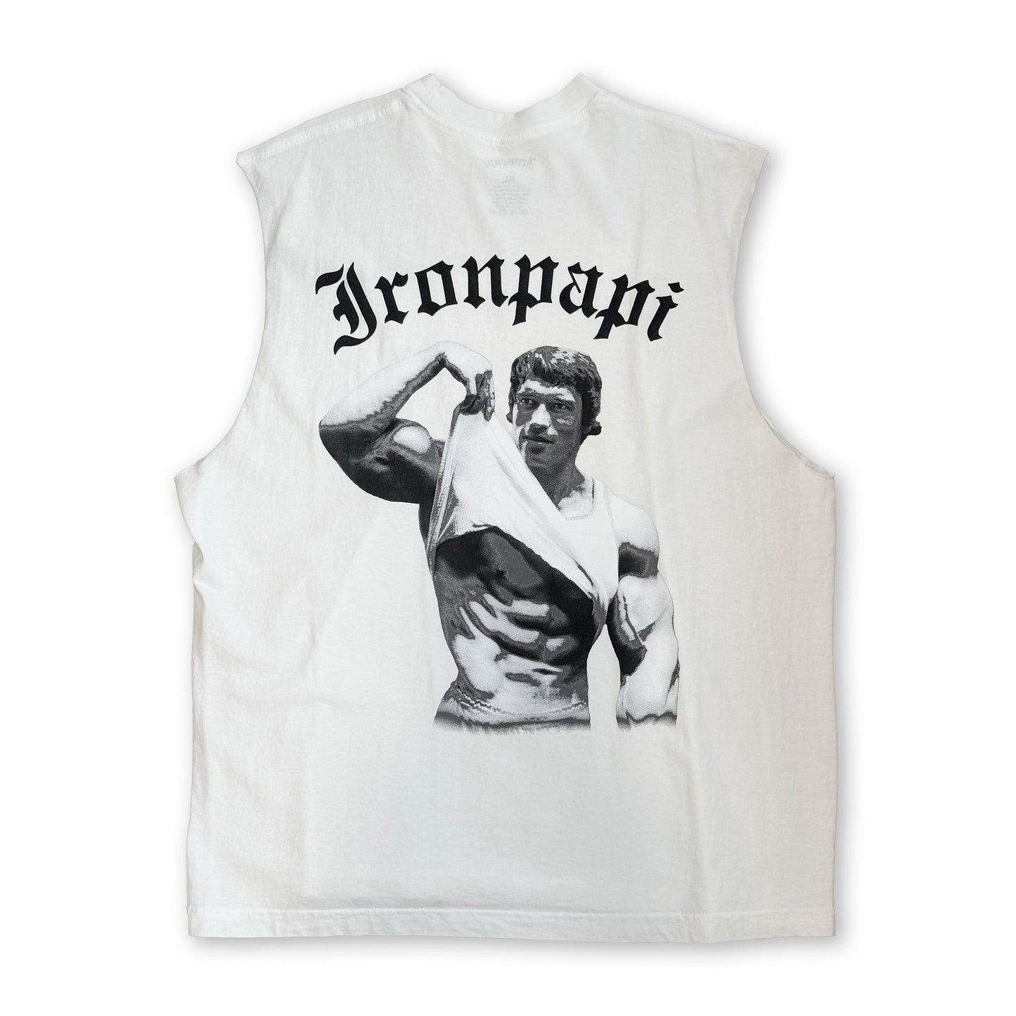Iron Papi Muscle Tee- White