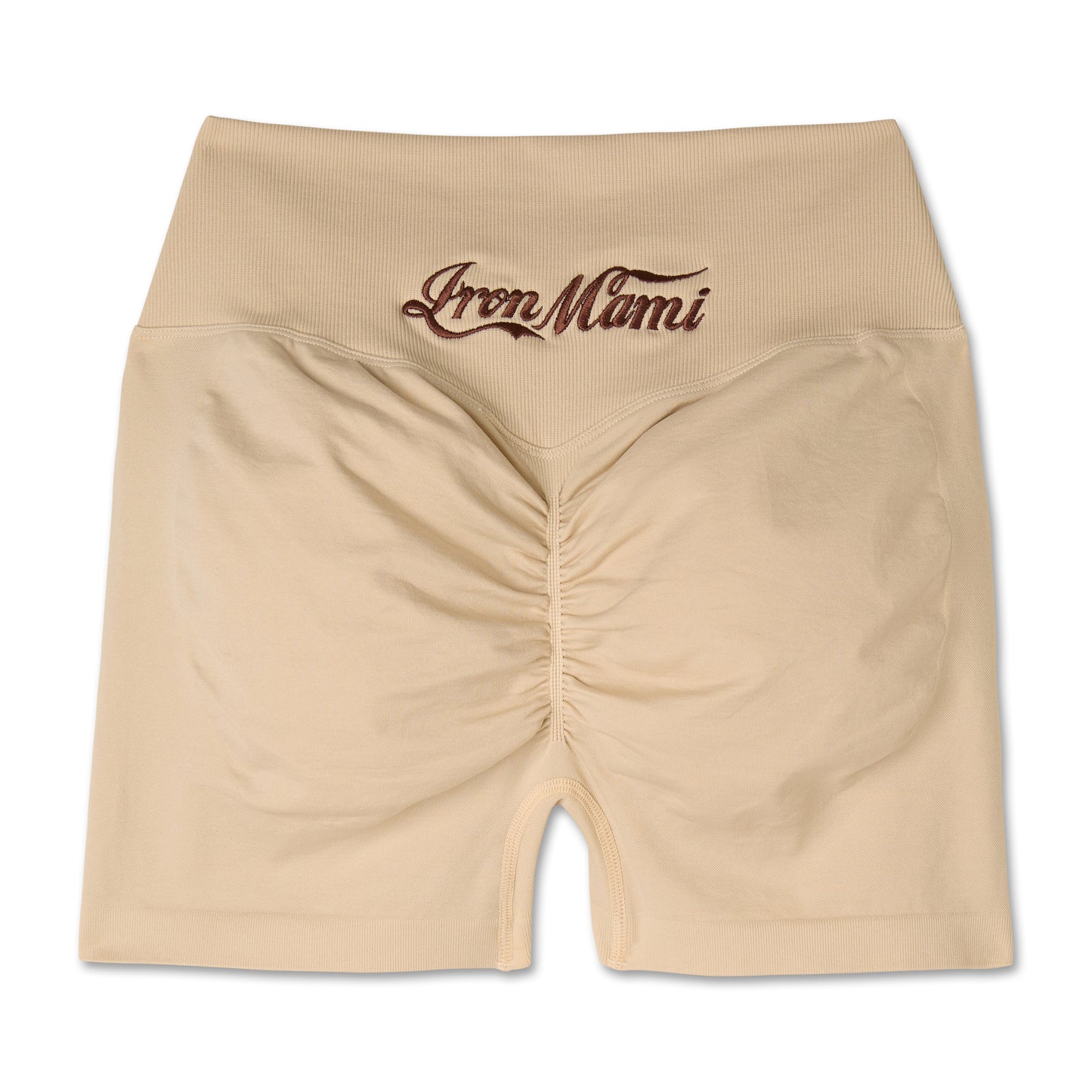 Iron Mami Work Out Shorts- Cream