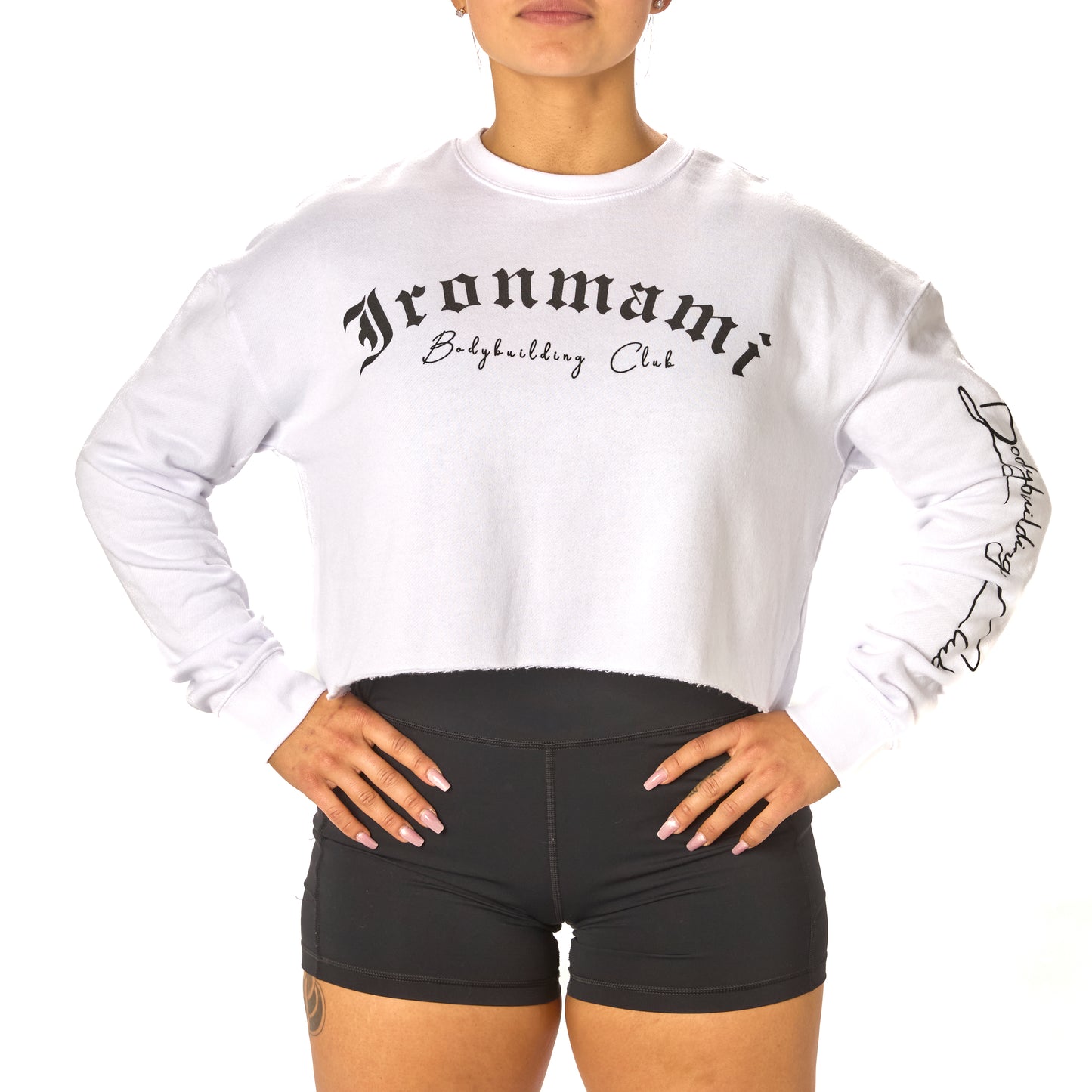 Ironmami Original Crop Crewneck
