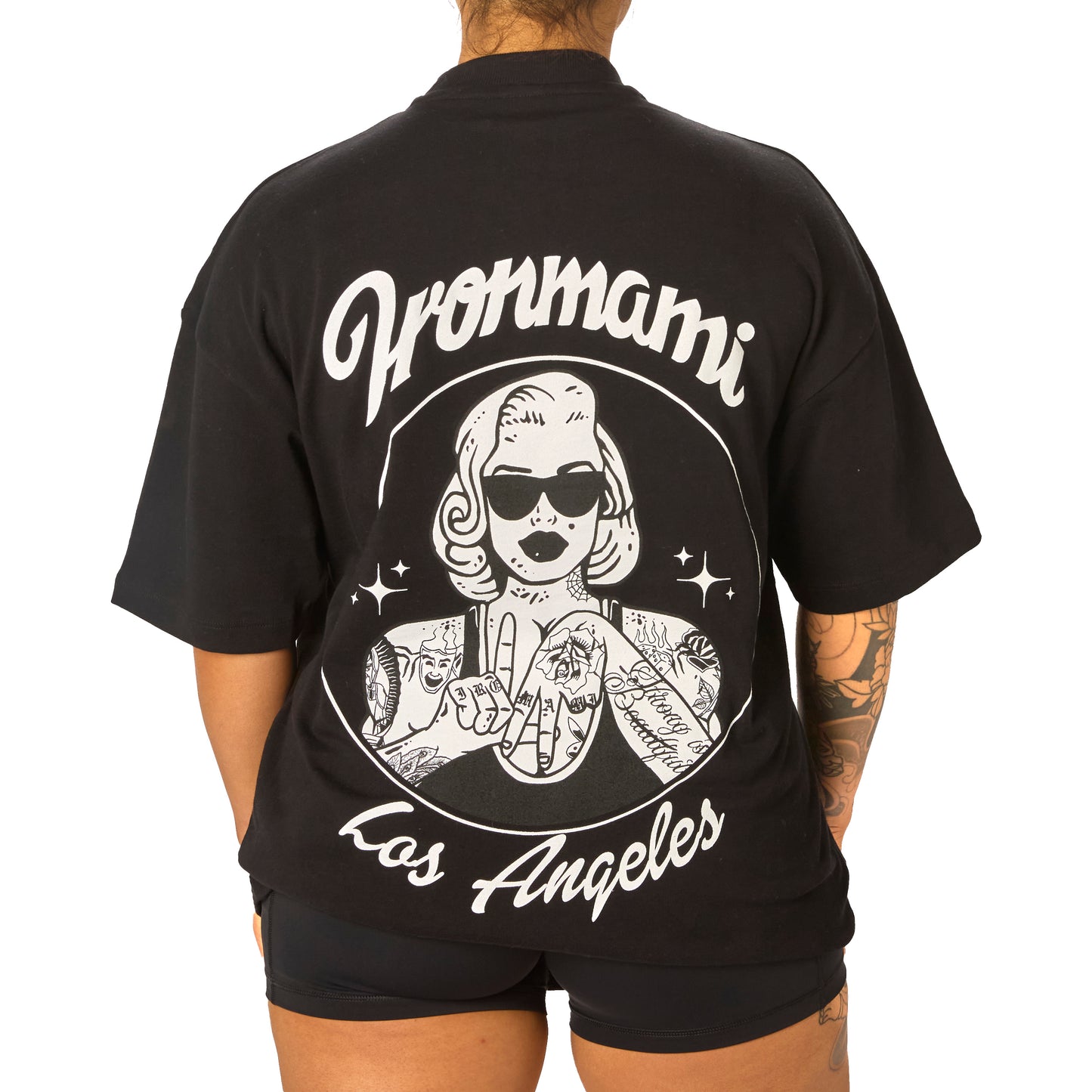 Iron Mami Major League Tee- Black