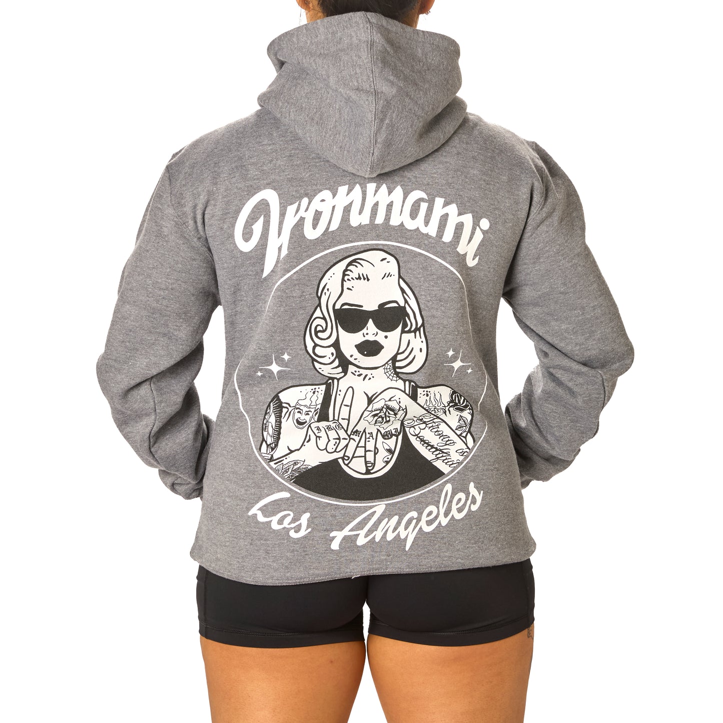 Iron Mami Major League Hoodie- Gray