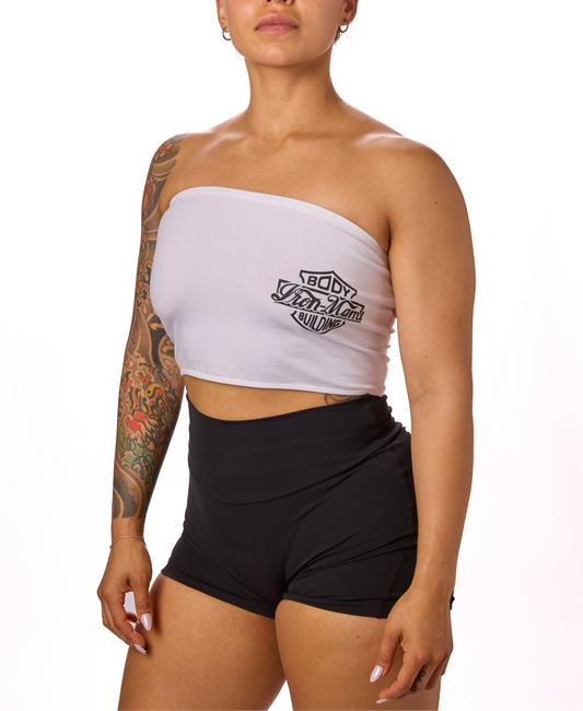 Iron Mami Tube Top- White