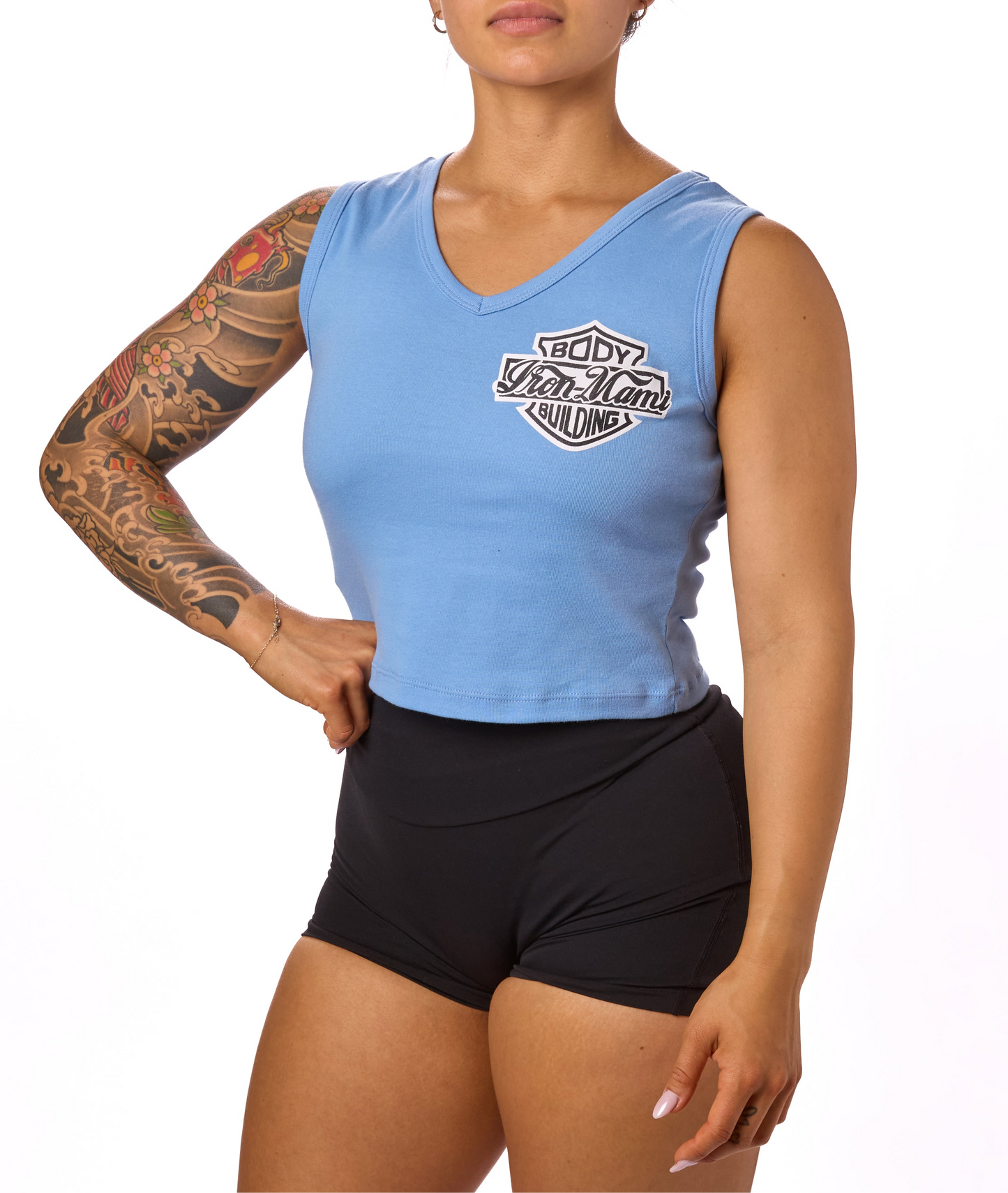 Iron Mami Tank- Light Blue