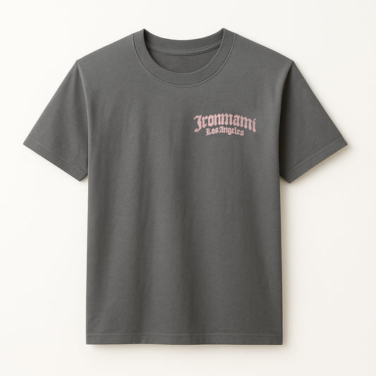 Ironmami Tee- Gray