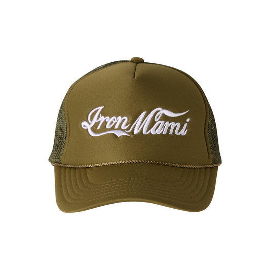 Iron Mami Trucker Hat- Green