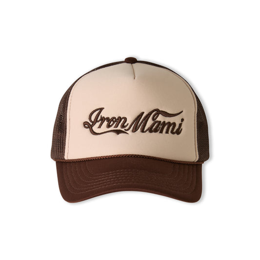 Iron Mami Trucker Hat- Cream