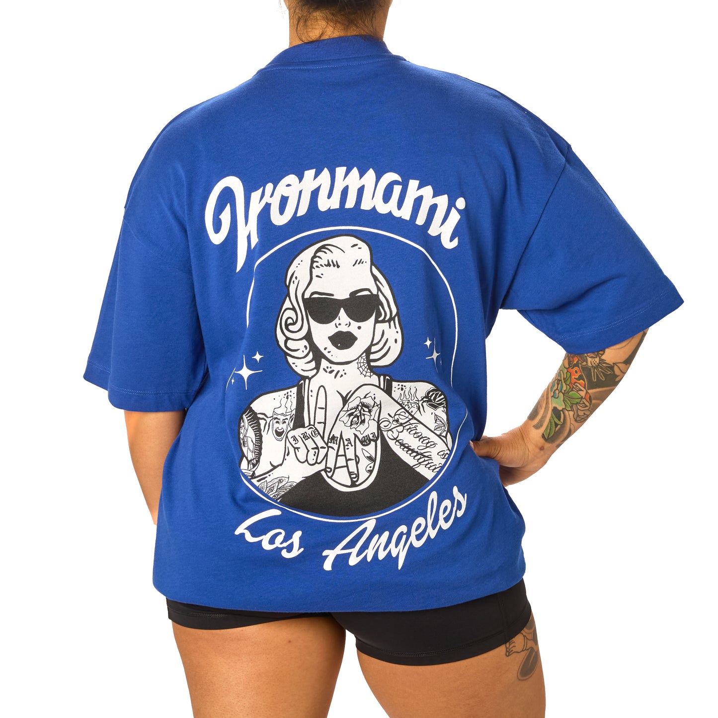 Iron Mami Major League Tee- Blue