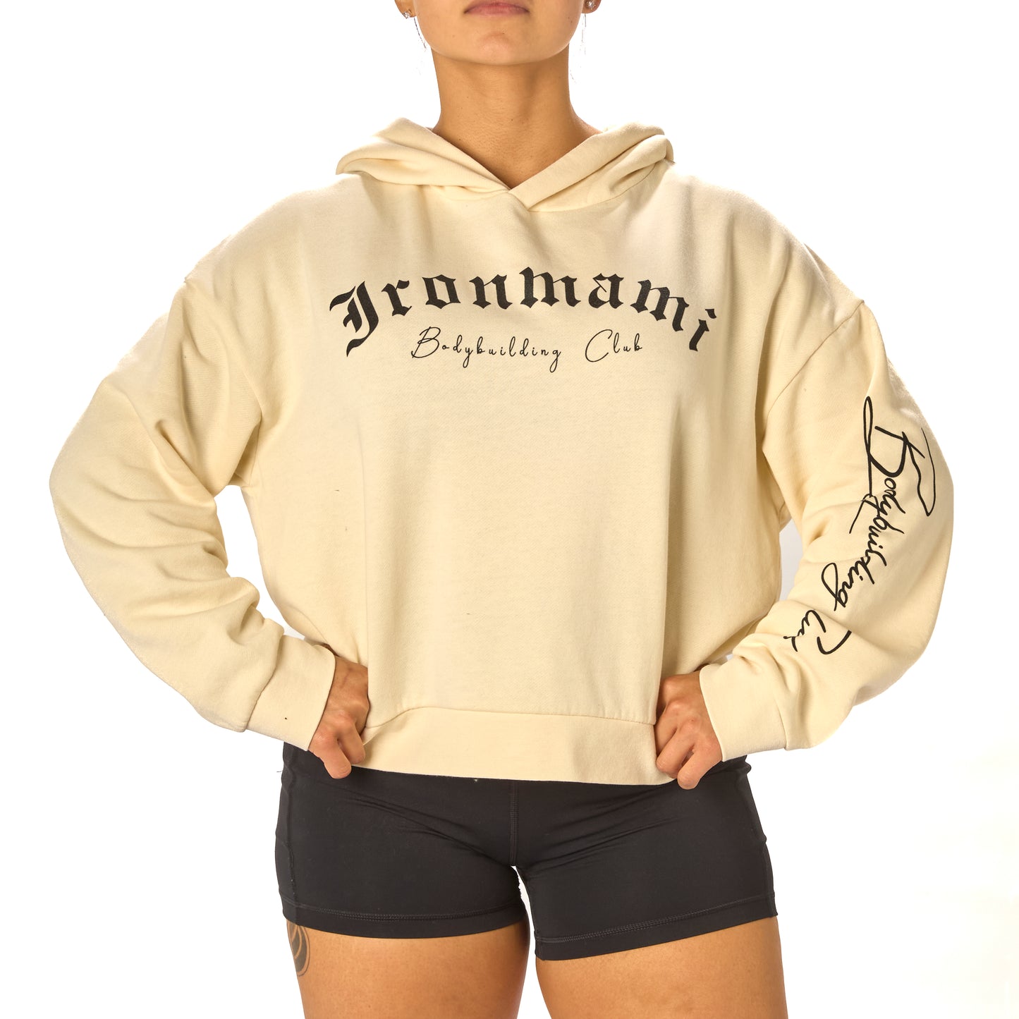 Ironmami Original Crop Hoodie