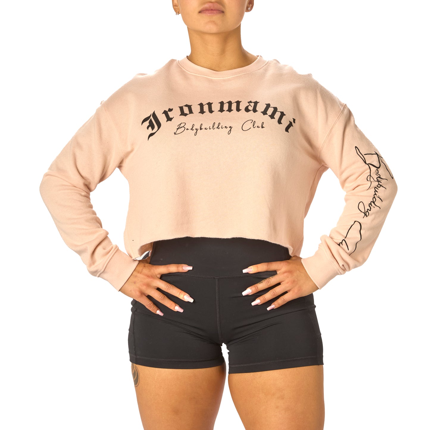 Ironmami Original Crop Crewneck