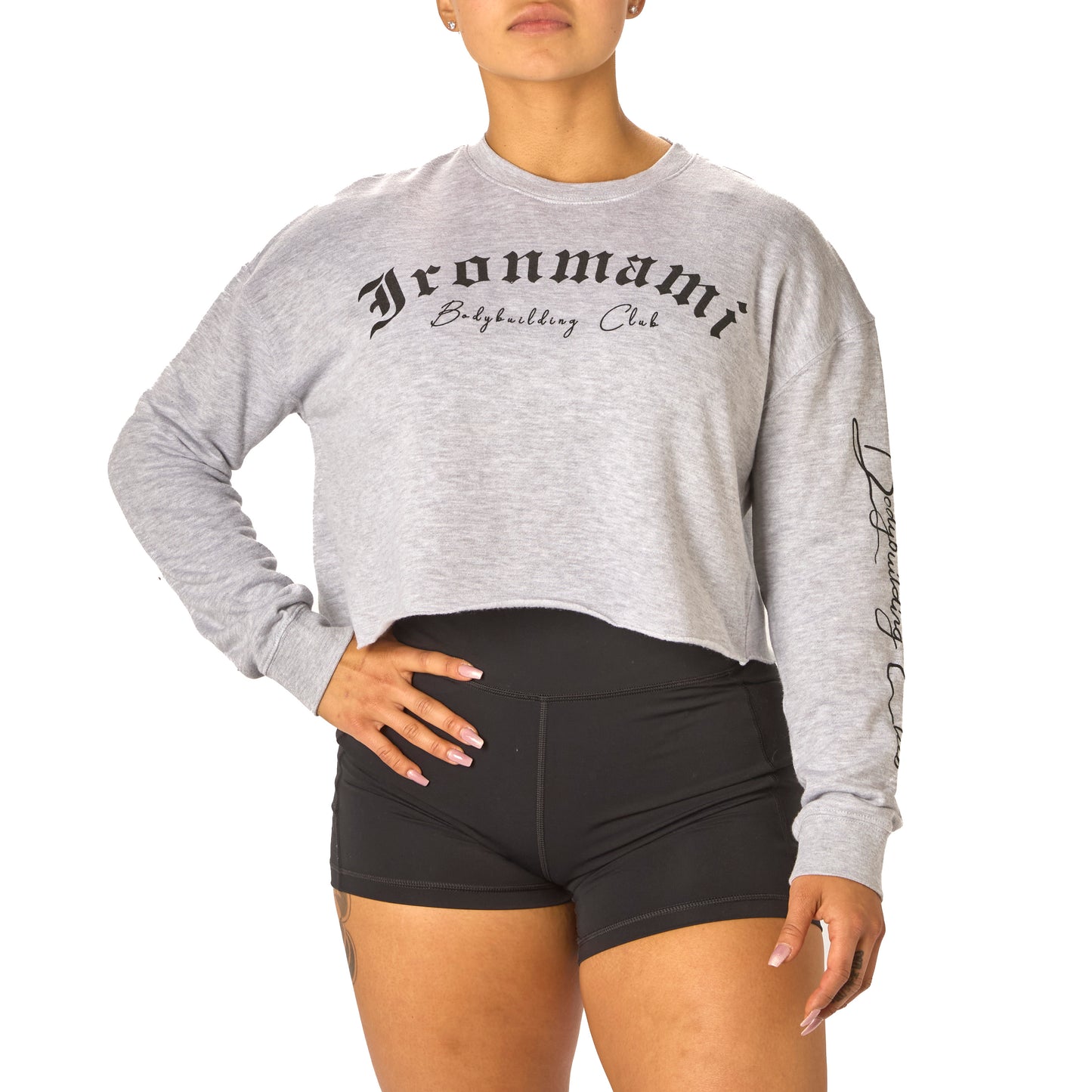 Ironmami Original Crop Crewneck