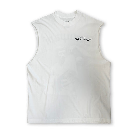 Iron Papi Muscle Tee- White